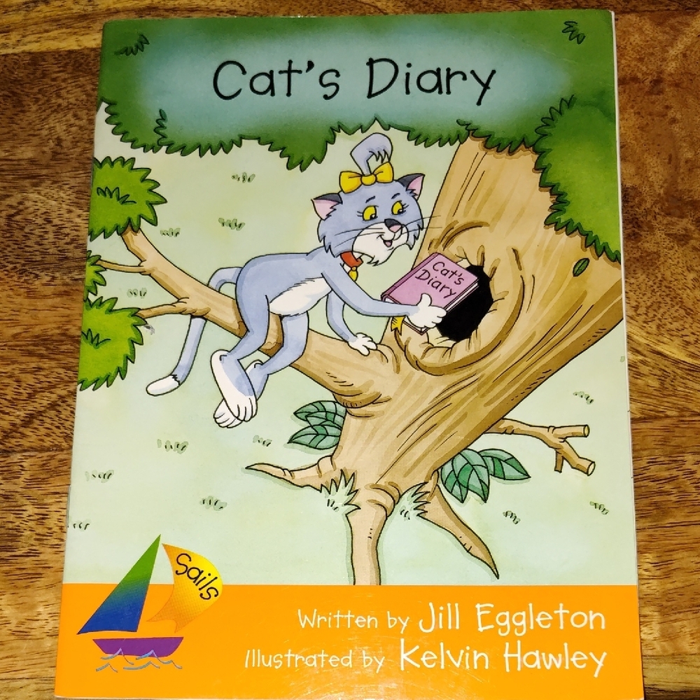 Cat's Diary by Jill Eggleton - Illustrated Children's Book, Rare Book Library